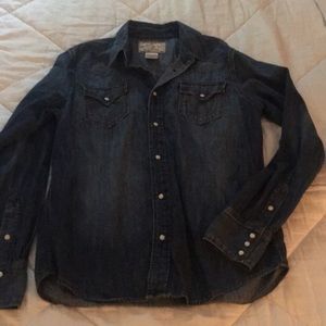 True Religion Bluejean Pearl Snap shirt